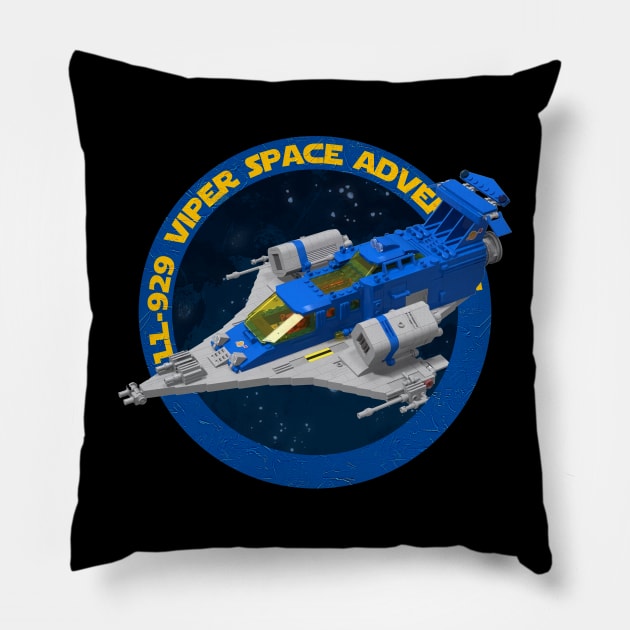 LL 929 Viper Space Adventure real Pillow by mamahkian