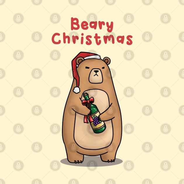 Beary Christmas Bear Santa by Takeda_Art