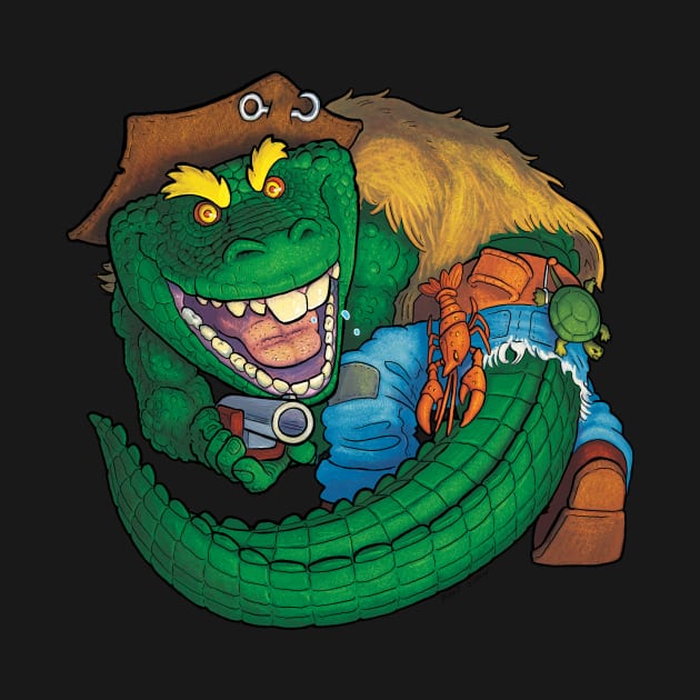 Leatherhead The Ragin' Cajun Gator by JENNEX