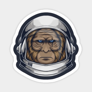 bigfoot astronaut Magnet