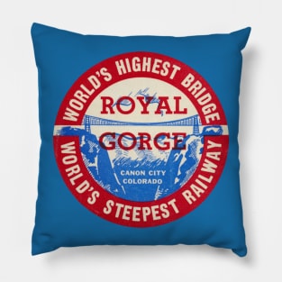 Royal Gorge of Canon City, Colorado Pillow