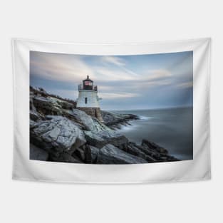 Castle Hill Lighthouse at Sunset Tapestry