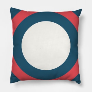 blue and red Pillow