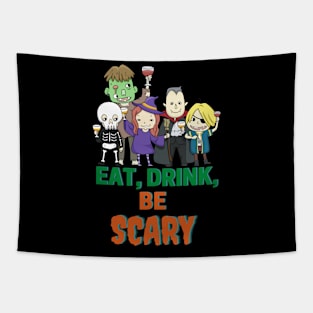 Eat, Drink, Be Scary Tapestry