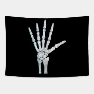 Skeleton Hand Tapestry