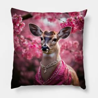 Jewelled Deer Pillow