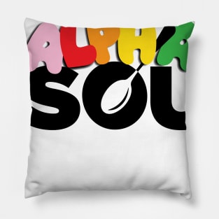 Alphabet Soup Pillow