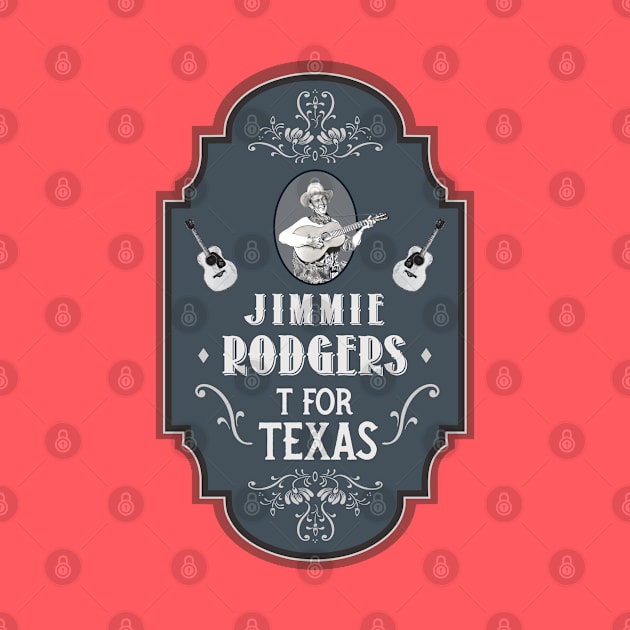 Unofficial Jimmie Rodgers T-shirt by blackjackdavey