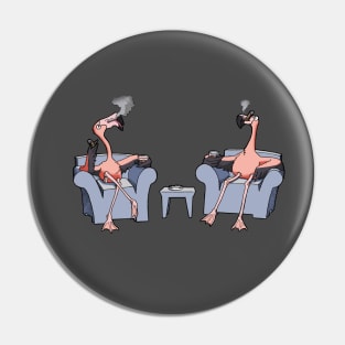 Boston Legal Flamingos Pin