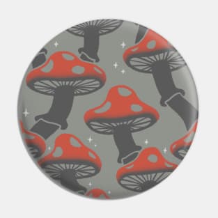 Sparkling Mushroom Pattern 1 Pin