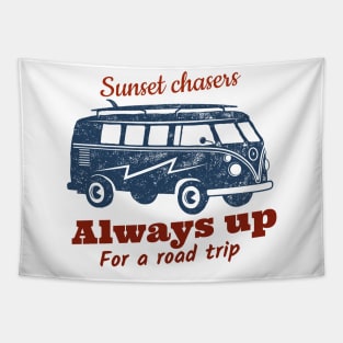 Let's Take a Trip / Retro Camper Design / Vintage Road Trip Design / Camper Van Tapestry