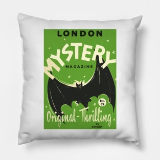 London Mystery Magazine Pillow