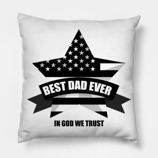 best dad ever with us Pillow