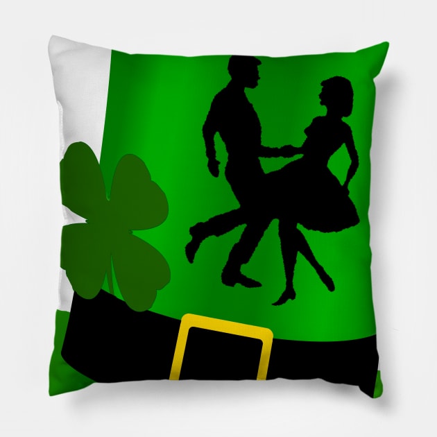 St Patrick's Dance Pillow by DWHT71