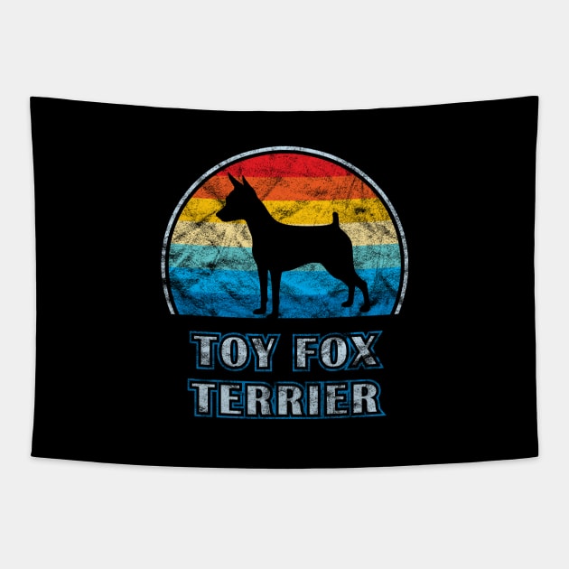 Toy Fox Terrier Vintage Design Dog Tapestry by millersye