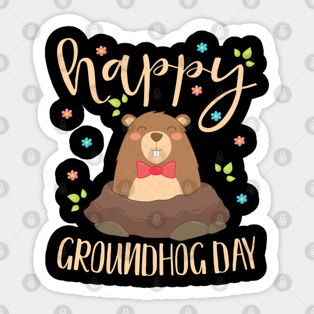 Happy Groundhog Day Funny Groundhog Clipart Gift - Happy Groundhog Day 2020 - Sticker | TeePublic Happy Groundhog Day Funny Groundhog Clipart Gift - Happy Groundhog Day 2020 - Sticker | TeePublic