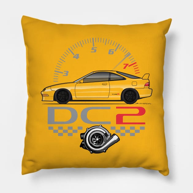 Multicolor DC2 Pillow by JRCustoms44