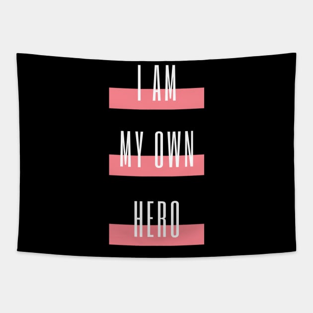 I am my own hero Tapestry by qrotero