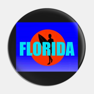 Florida sun design A Pin