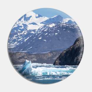 USA. Alaska. Floating Ice. Pin