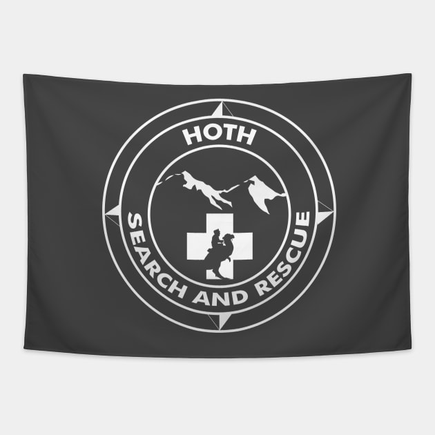 Hoth Search and Rescue Tapestry by BoldlyGoingNowhere