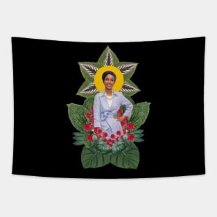 ilhan omar flower for worlds Tapestry