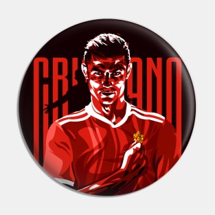 Cristiano Ronaldo Manchester United Red Pin