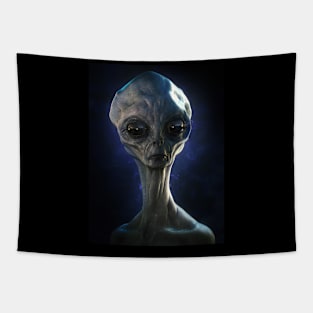 Zeta Alien looking Tapestry