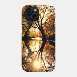 Stunning Evening Fall Water Reflections Phone Case