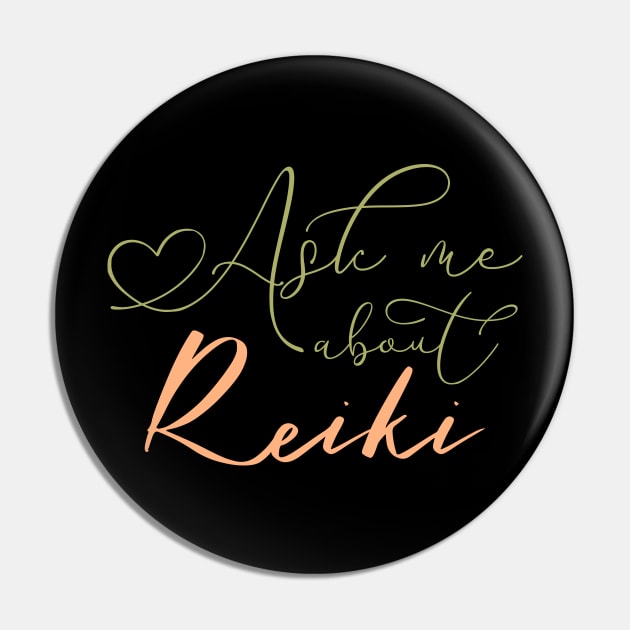 Ask me about Reiki Pin by FlyingWhale369