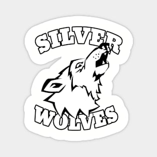 Silver Wolves mascot Magnet