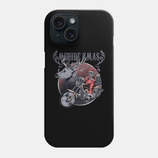 Santa Ride A Motorcycle Phone Case