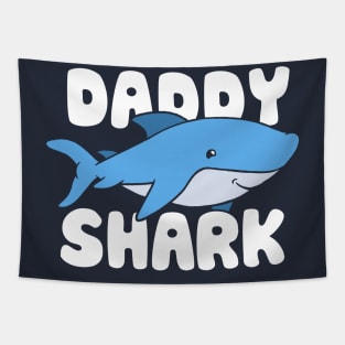 Cute Daddy Shark Tapestry