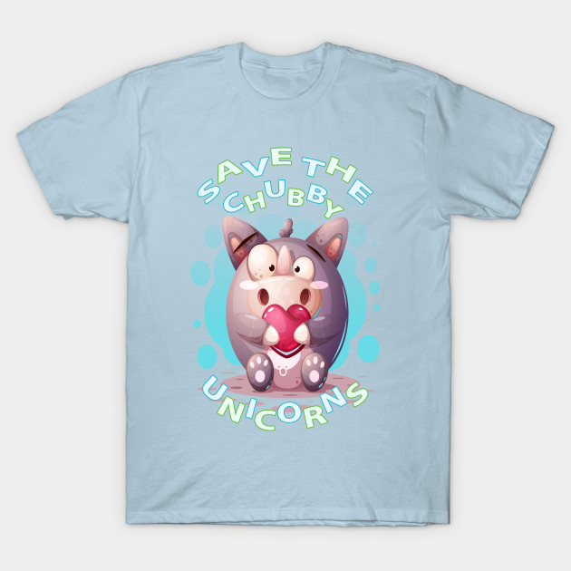 Disover Save The Chubby Unicorns Cartoon - Save The Chubby Unicorns - T-Shirt