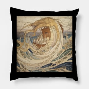 Charybdis fantastic creature Pillow