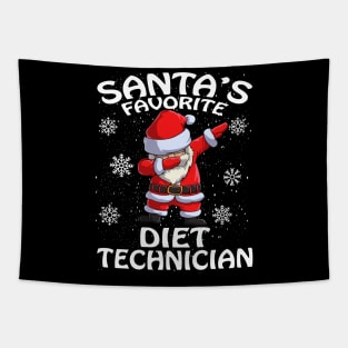 Santas Favorite Diet Technician Christmas Tapestry