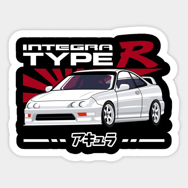 Vinyl Racing Decal Sticker For Type R Logo Honda Civic Acura Auto Car Turbo  JDM