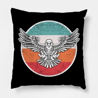 Vintage Retro Eagle Pillow