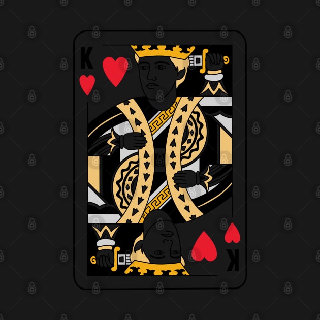 King Of My Heart Playing Card by taylorstycoon