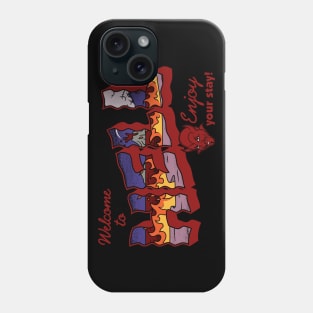 Welcome to Hell - Dark Bases Phone Case