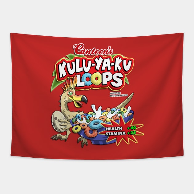 Kulu-Ya-Ku Loops Cereal Tapestry by CCDesign