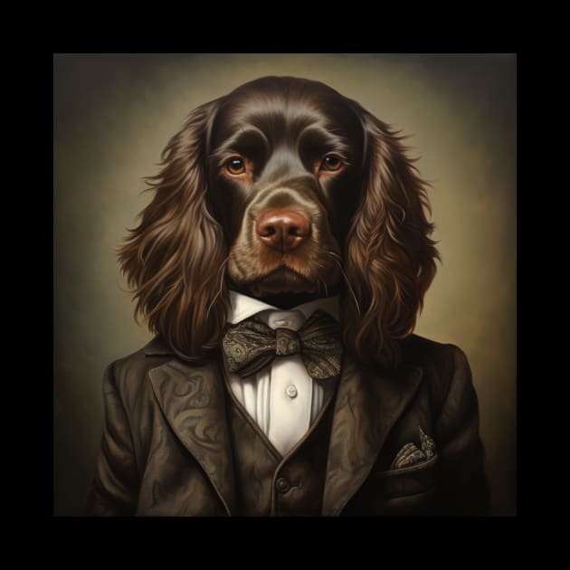 Boykin Spaniel Dog in Suit by Merchgard