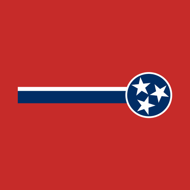 Tennessee State Flag - Three Stars by Yesteeyear