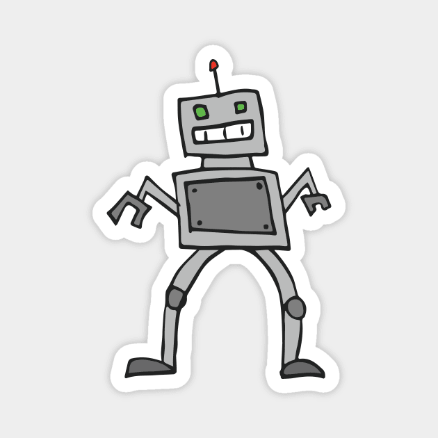 Robot Magnet by Little Tiny Spark