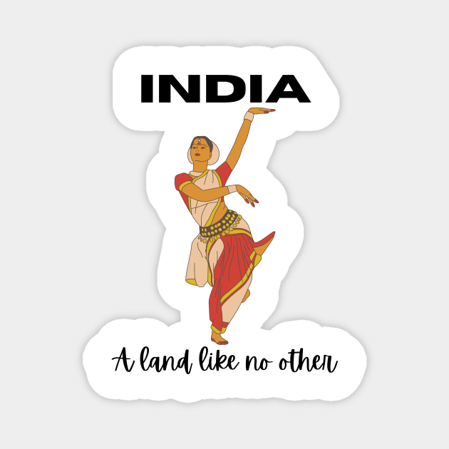 I Love India Magnet by TheMugzzShop