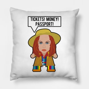 Tickets, Money, Passport! Pillow