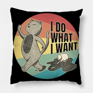 Feline Sass - Cat's Independent Spirit Pillow