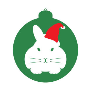 Holiday Bunny Beacon CuteRabbit on an Ornament T-Shirt