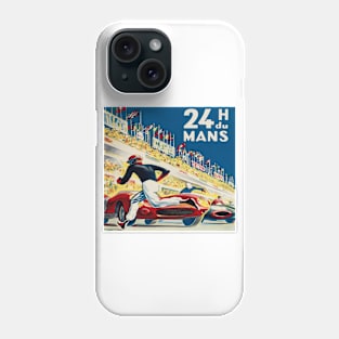 24 Hours of Le Mans - Vintage Poster Art Phone Case