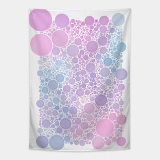 Pastel Cotton Candy Polka Dot Bubble Pattern Tapestry